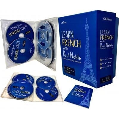 Collins Learn French With Paul Noble 12 Cds Booklet Dvd Collection Box Set