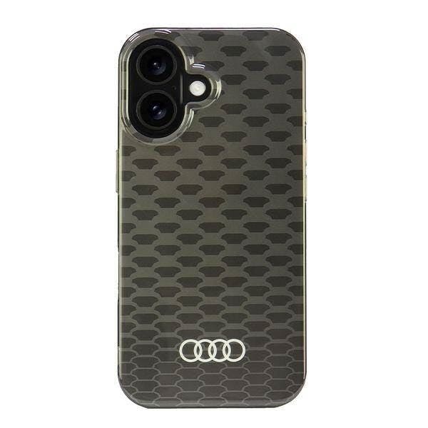 Audi Black Iml Stitching Pattern Hardcase With Magsafe For Iphone 16 6.1" - Au-Imlmip16-Q5/D3-Bk
