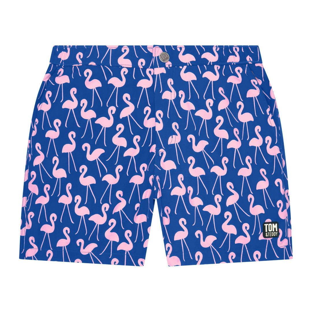 Tom & Teddy Pink Rose Flamingos - M