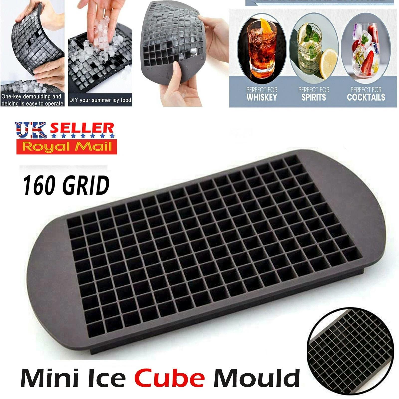Atek Unisex Black Silicone Ice Cube Trays, Ice Cube Tray With Lid, Ice Cube Moulds Set, Ice Molds Silicone, Ice Cube Maker, Large Ice Trays For Whiskey In - Image 3