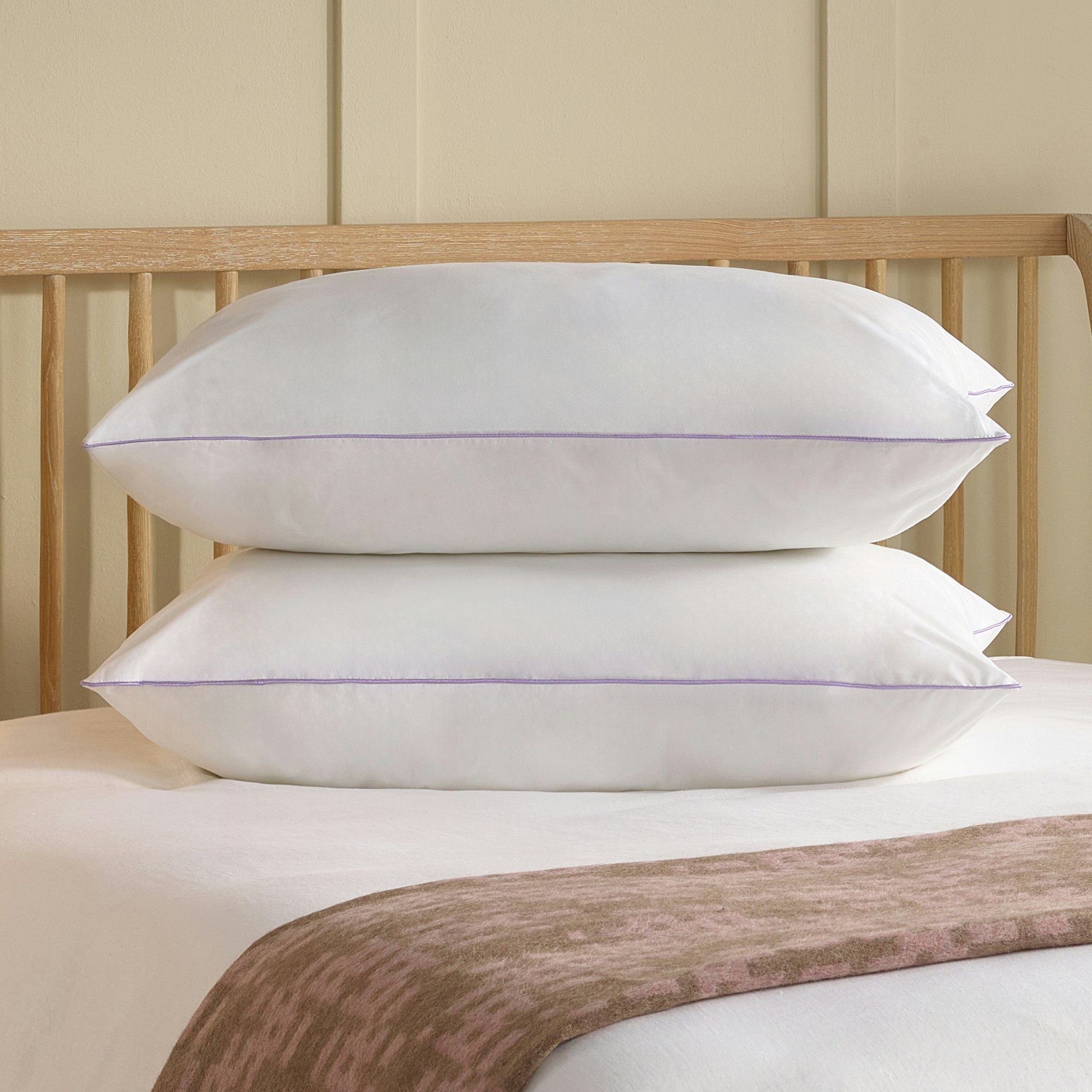 Rackhams Comfy Cotton Firm Support Pillow - Firm - Size 4
