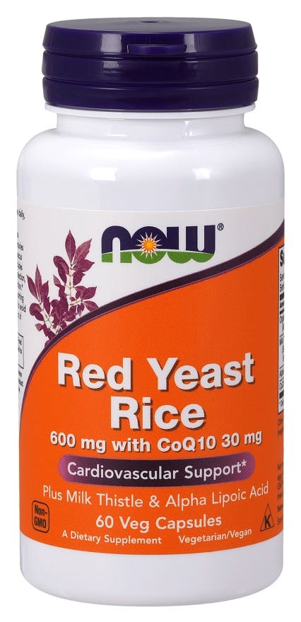 Now Foods Red Yeast Rice With Coq10, 600Mg - 60 Vcaps - Image 4