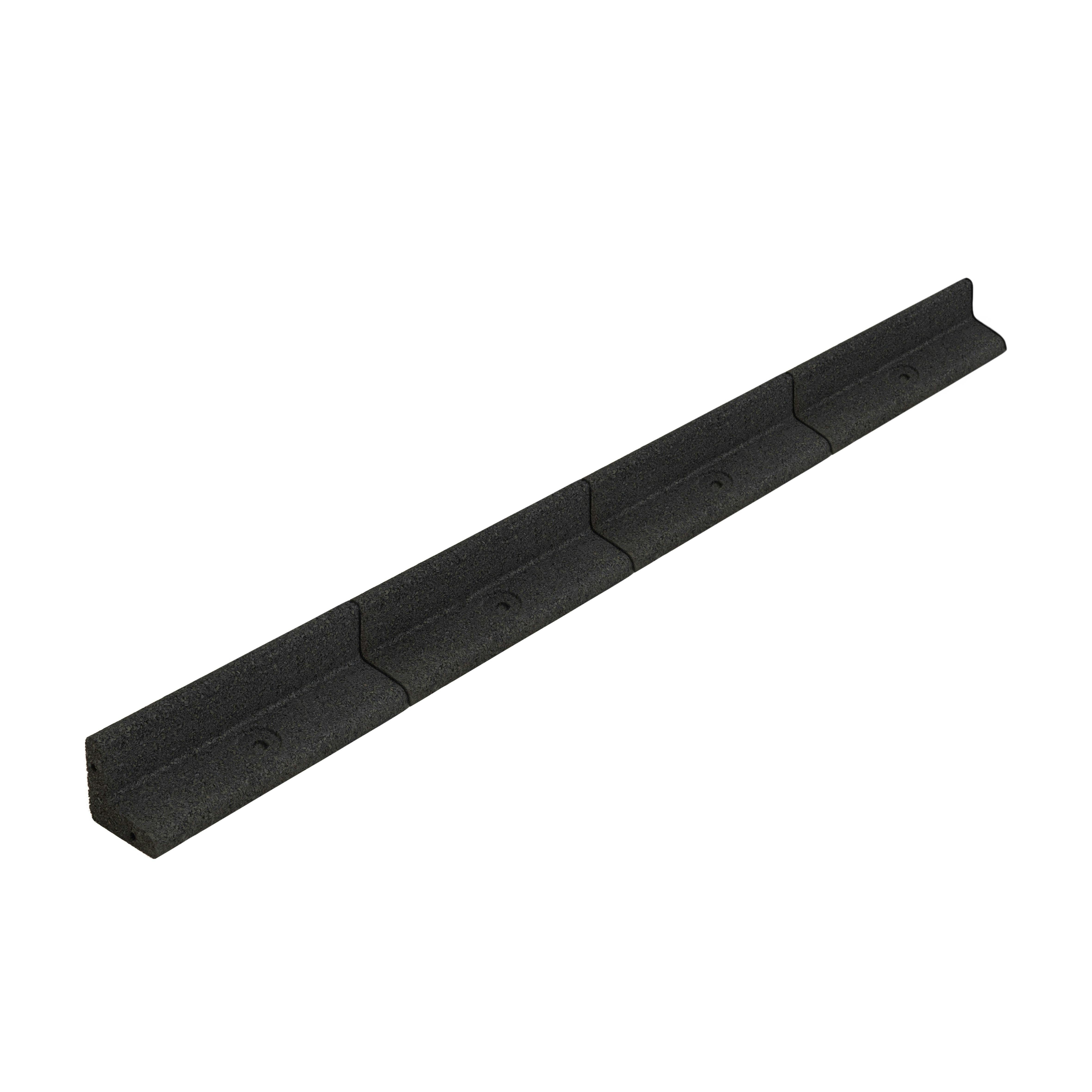 Rackhams Black Flexible Lawn Edging 6 X 1.2M