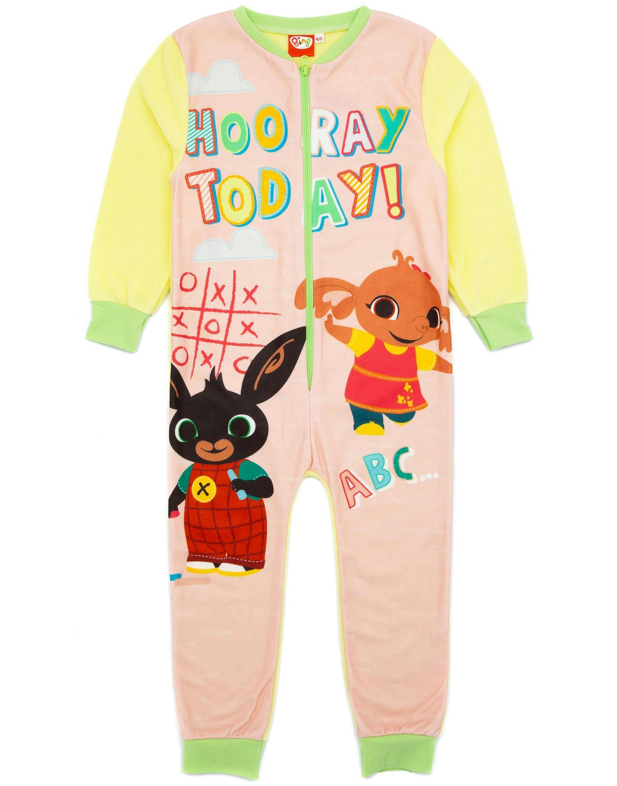 Vanilla Underground Girls Pink Bing Bunny Bing, Sula Onesie - 4-5 Years