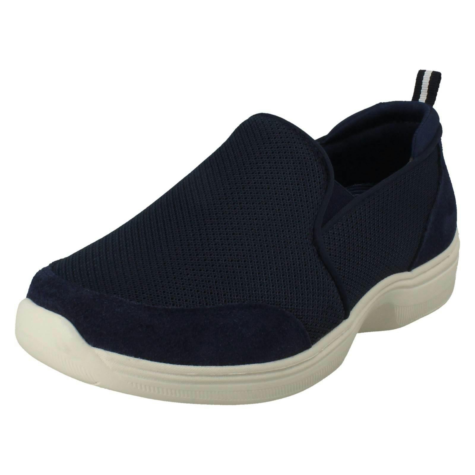 Padders Women's Slip On Trainer Ethel - Navy - Uk 7