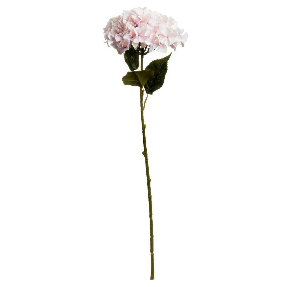 Hill Interiors Pink Artificial Single Stem Hydrangea - One Size