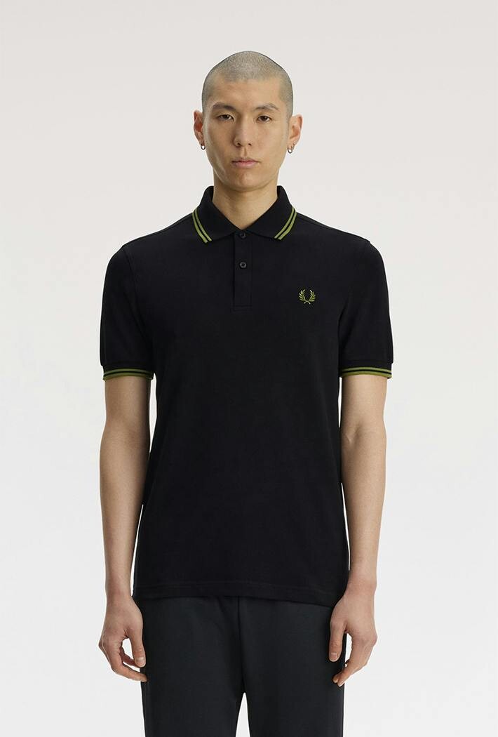 Fred Perry Men's Black Twin Tipped Shirt - Image 4