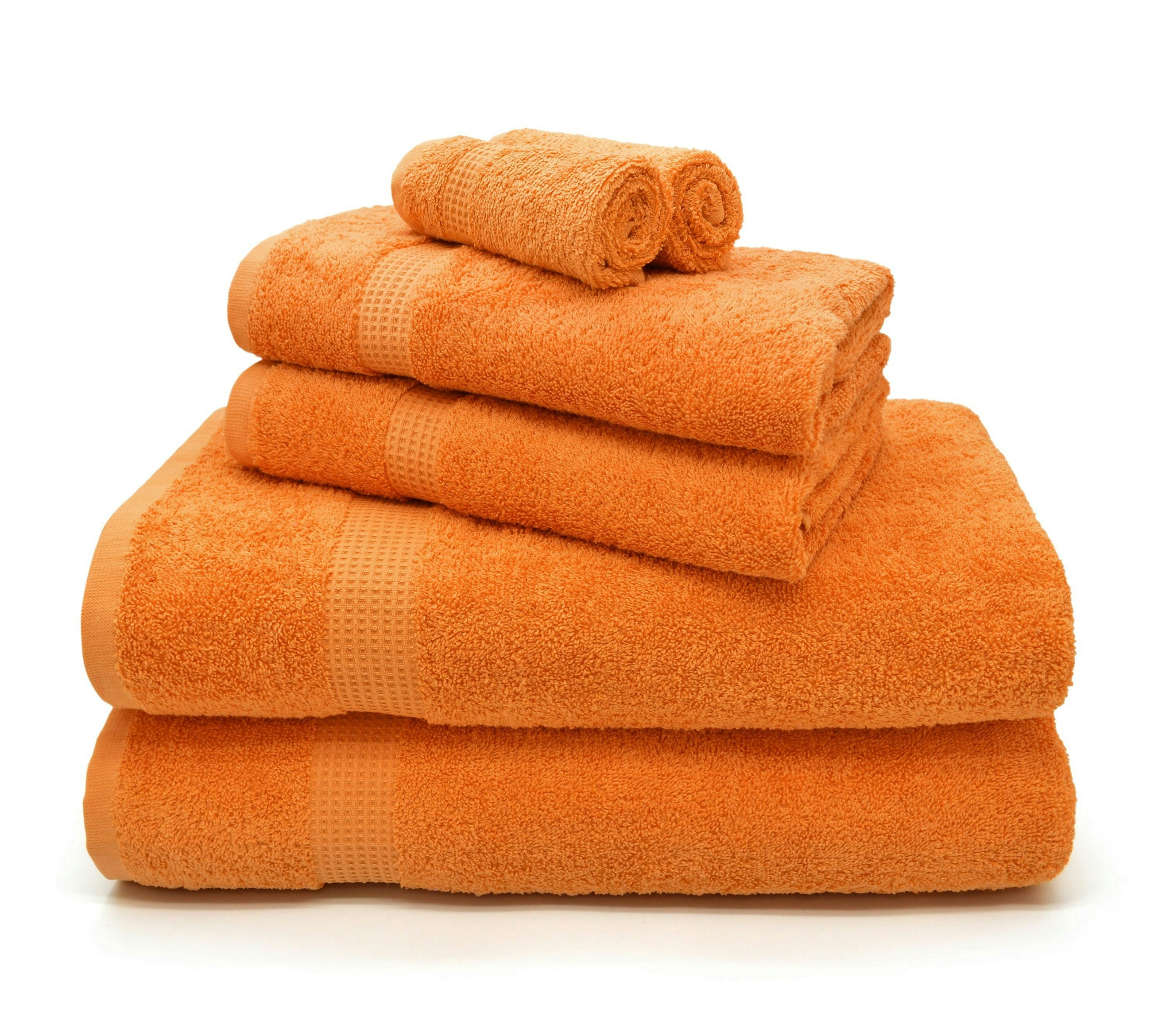 Rackhams Orange Luxury Egyptian Cotton Towels 550Gsm - Hand Towel