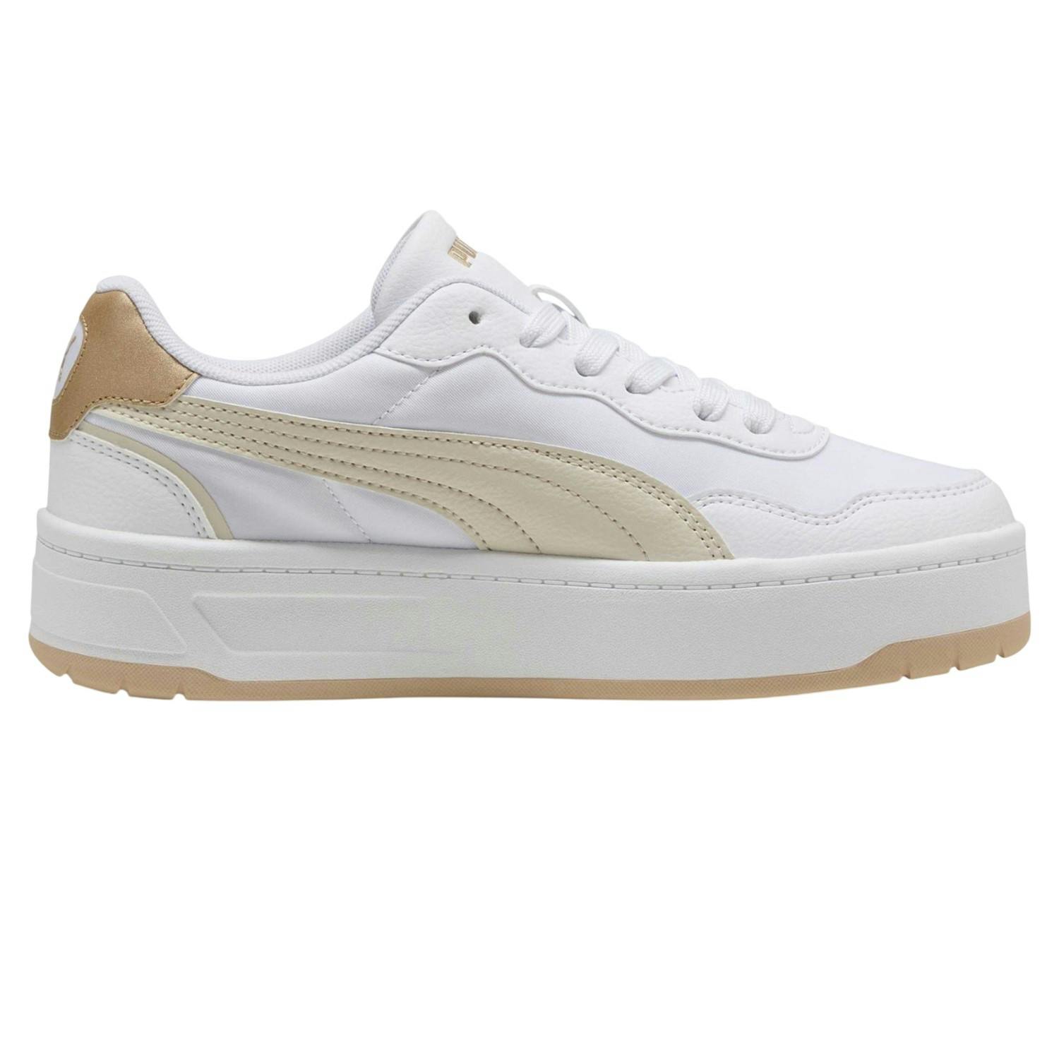 Puma Women's White Lally Skye Aqua Metallic Trainers - 3 Uk - 100% Mixed