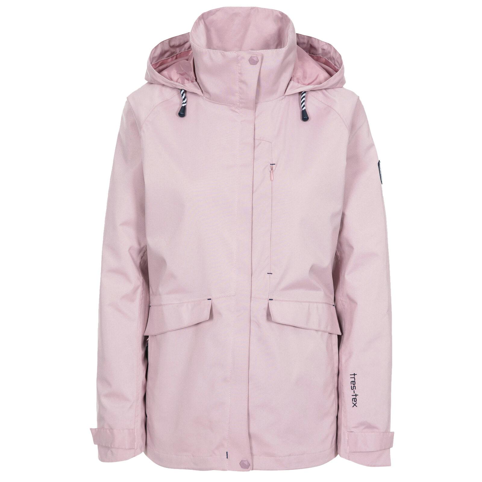 Trespass Women's Voyage Waterproof Long-Sleeved Jacket in Pale Lilac | Size: 2XS - Image 3