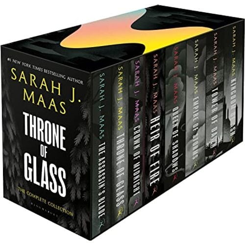 Bloomsbury Publishing Dark Throne Of Glass 8 Books Box Set (Paperback): Sarah J. Maas