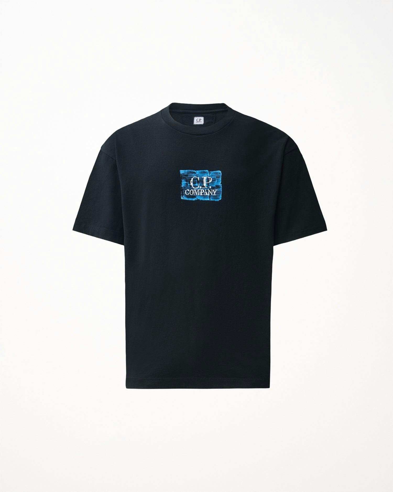 CP Company Men's T-Shirt - Black 999 - Size M (48) - Image 3