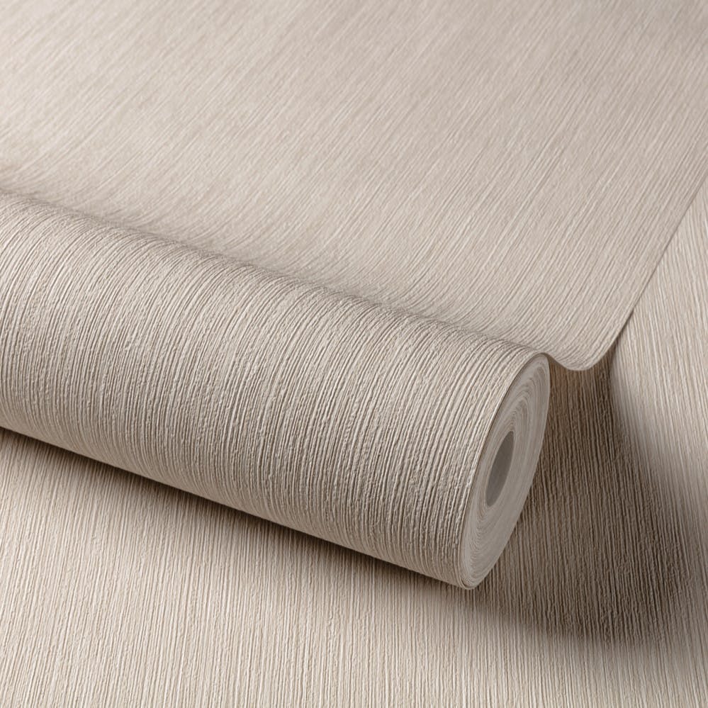 Rackhams Brushstroke Effect Plain Matisse Textured Wallpaper, Neutral
