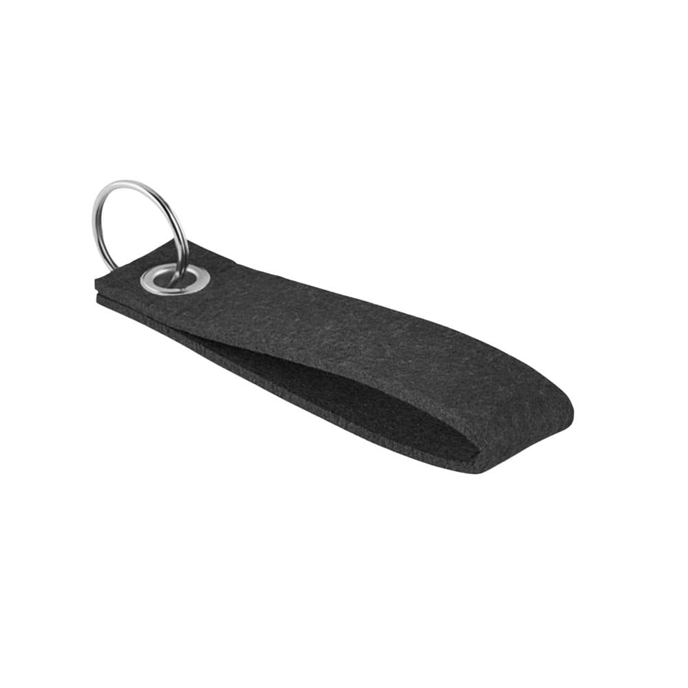 Midocean Black Suora Rpet Felt Keyring - One Size