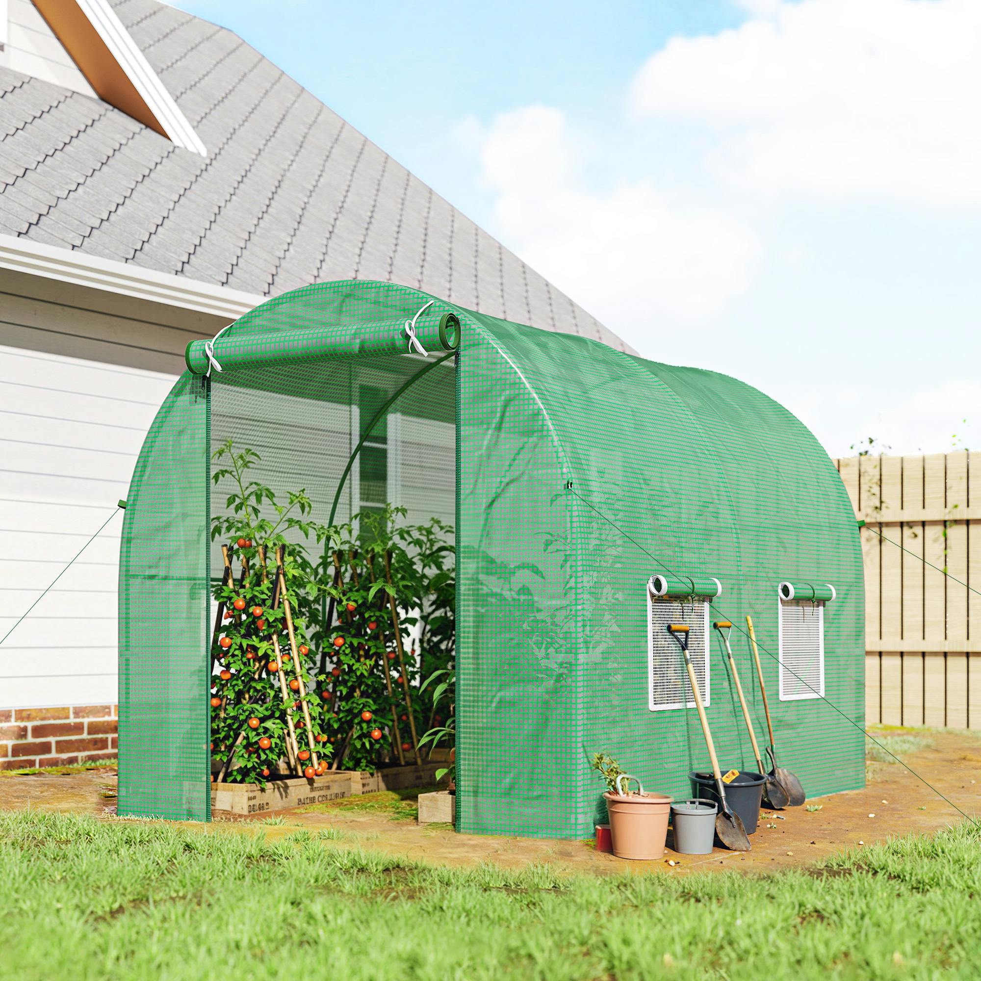 Bobobiy Green 245 X 200Cm Polytunnel House - Image 3