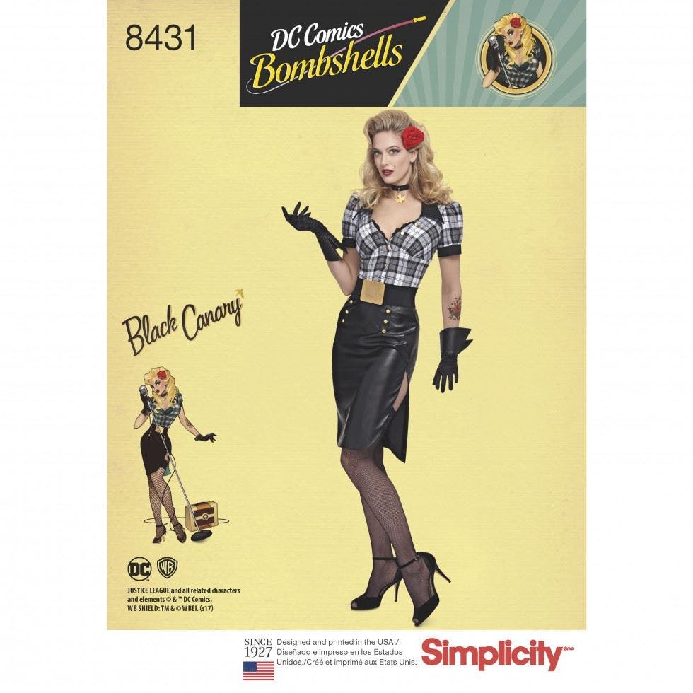 Simplicity Women's Sewing Pattern 8431, Costumes For H5 (6-8-10-12-14) - Intermediate - H5 (6-8-10-12-14)
