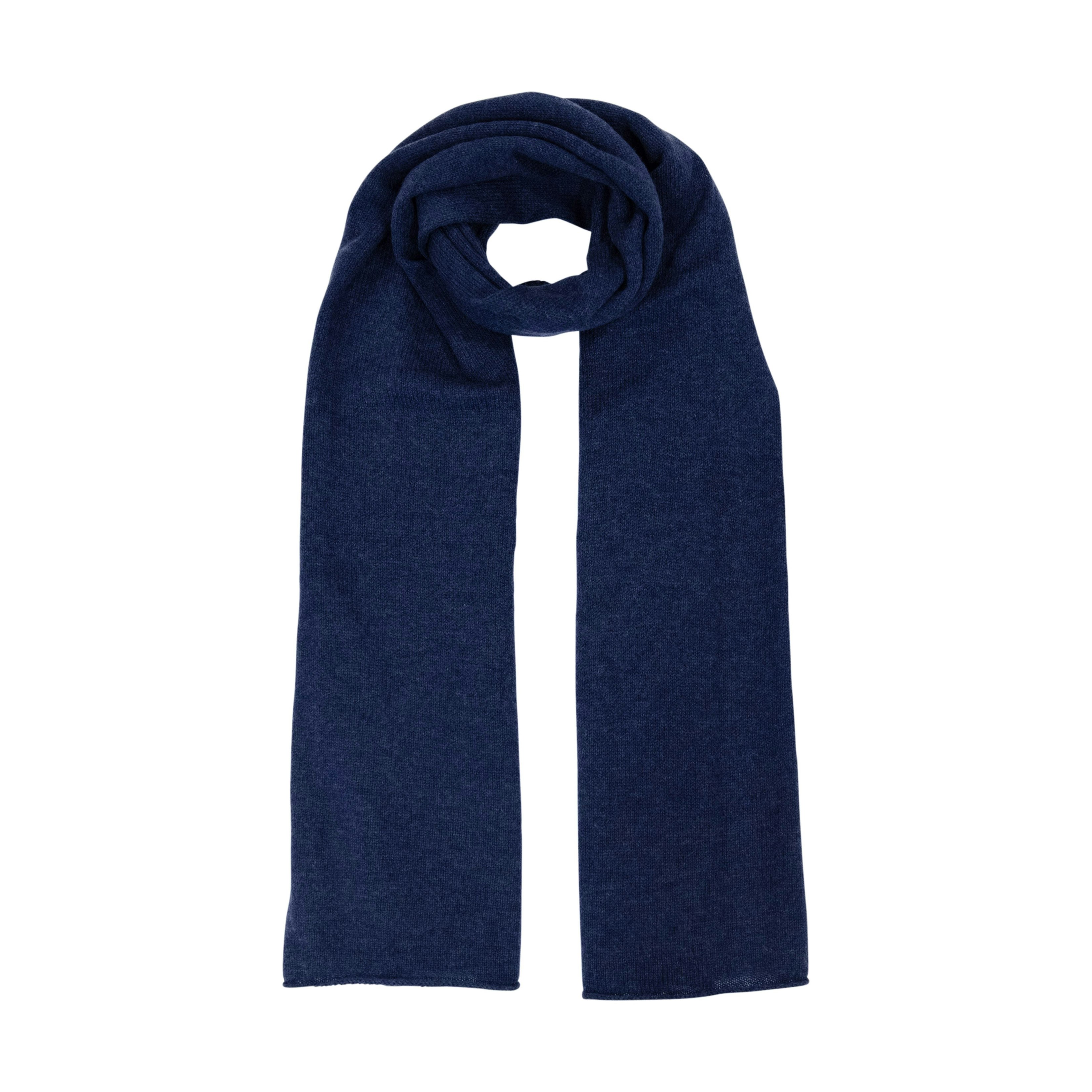 House Of Dalziel Blue Cashmere Blanket Scarf