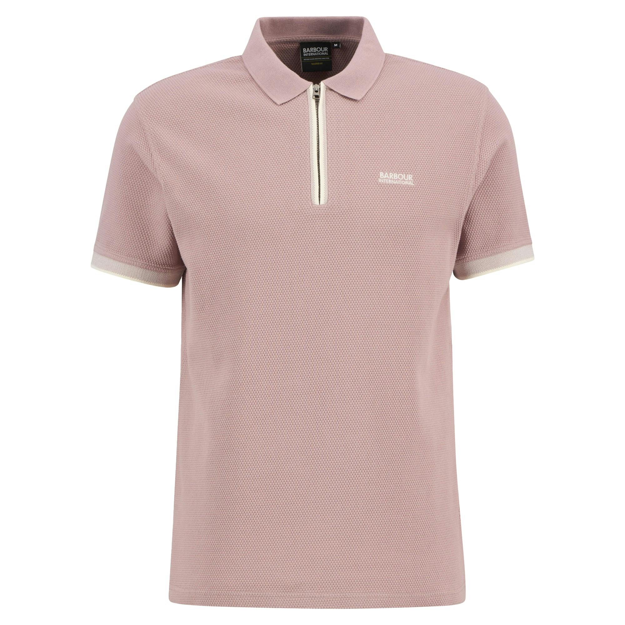 Barbour International Swinford Polo Shirt Woodrose - M