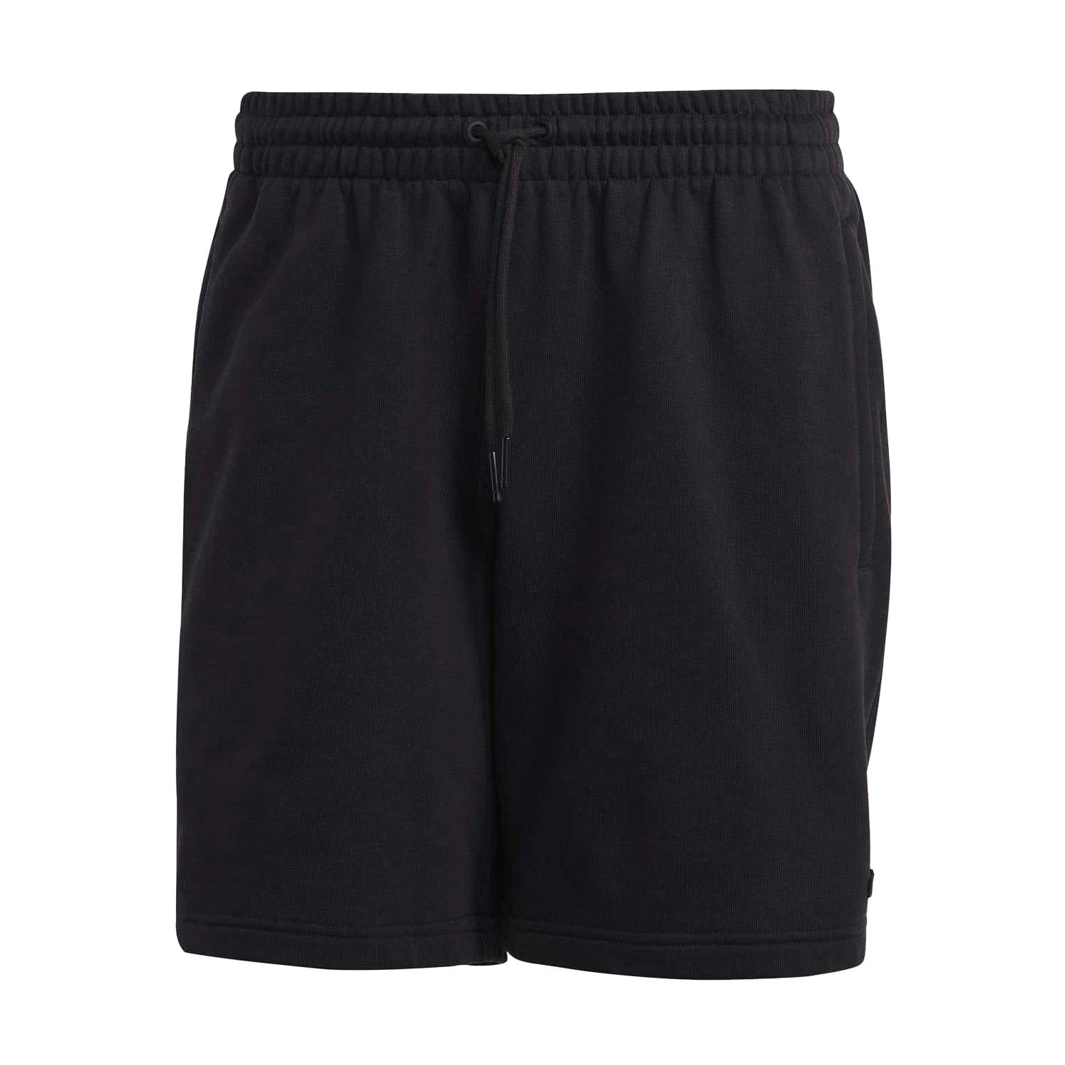 Adidas Unisex Black Adult Essential Jersey Sweat Shorts - Xs S - 100% Mixed