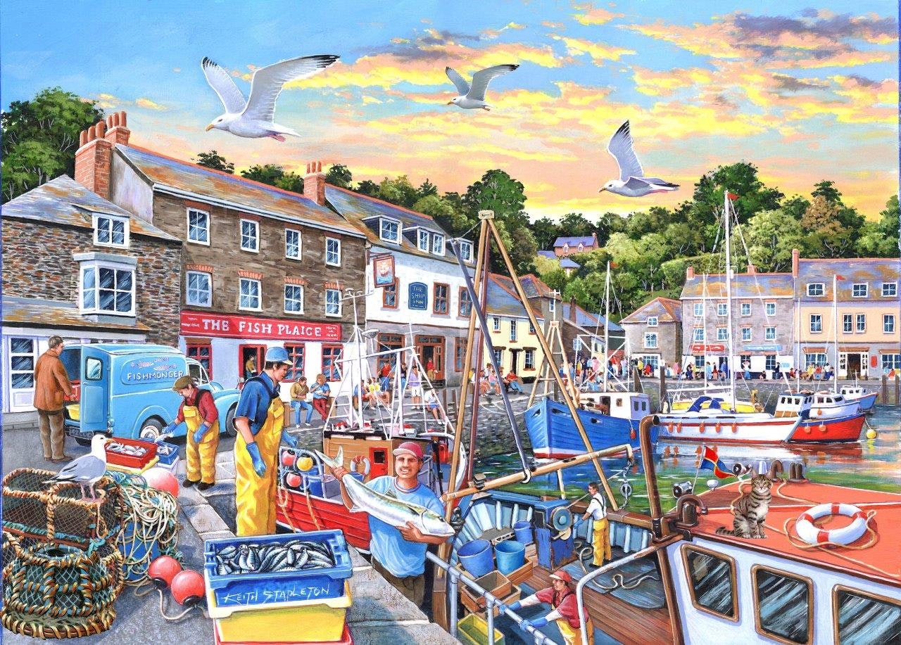 The House Of Puzzles No. 26 - Catch Of The Day - 1000 Piece Jigsaw Puzzle