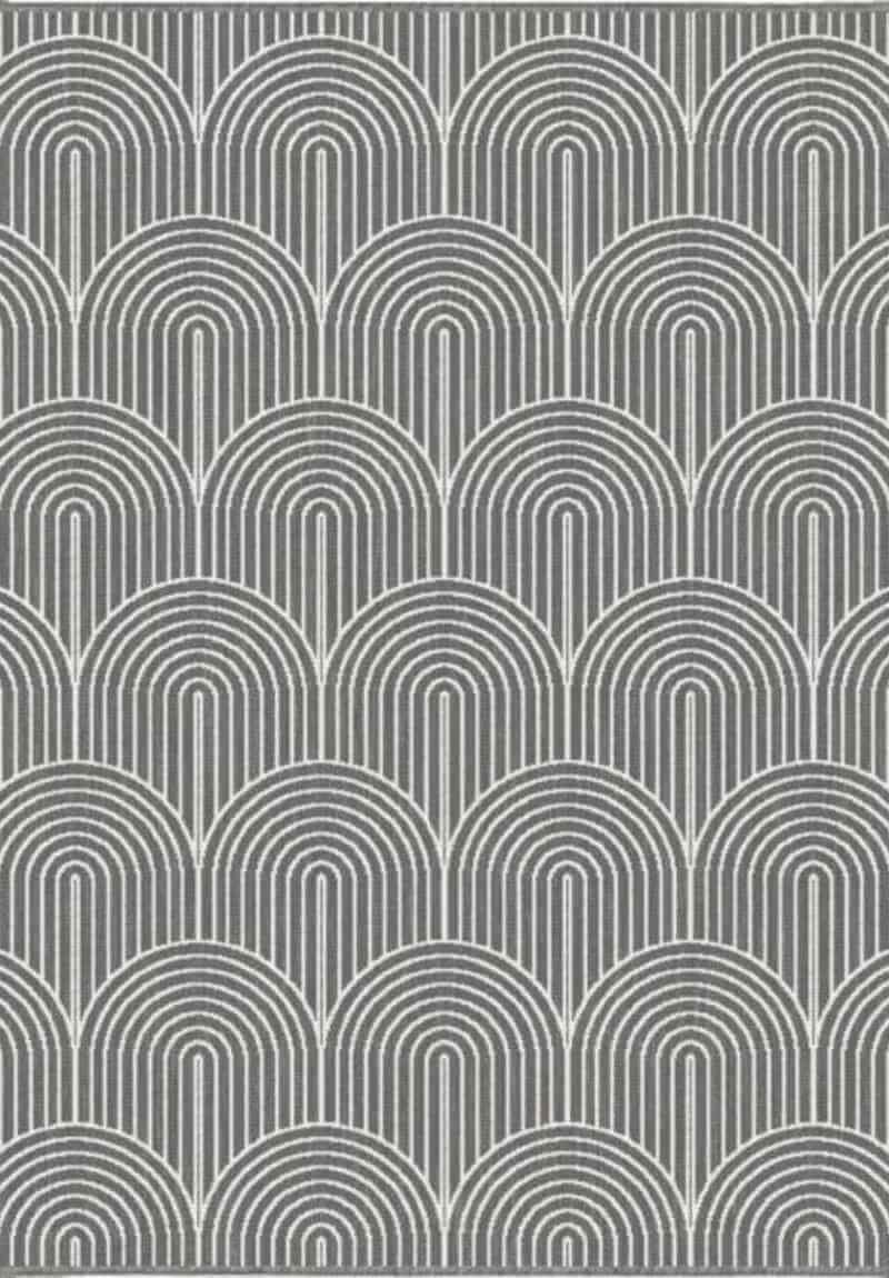 Hanse Home Grey Pangli Flatweave Reversible Rug Indoor-Outdoor - 120X170 Cm