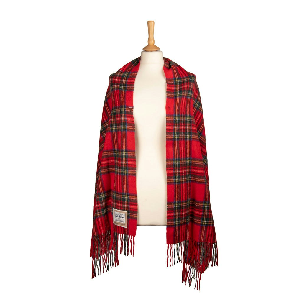 Heritage Traditions Tartan Woollen Stole - Royal Stewart