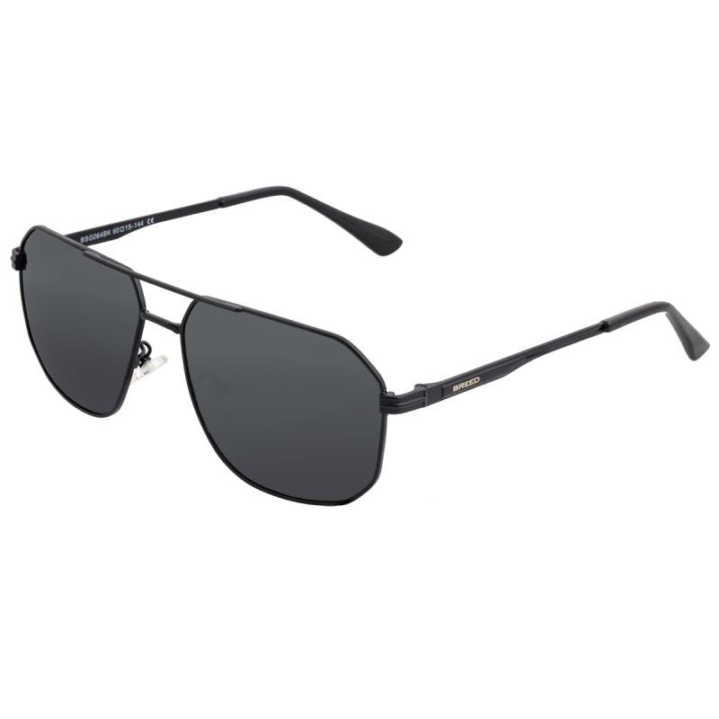 Breed Black Norma Polarized Sunglasses