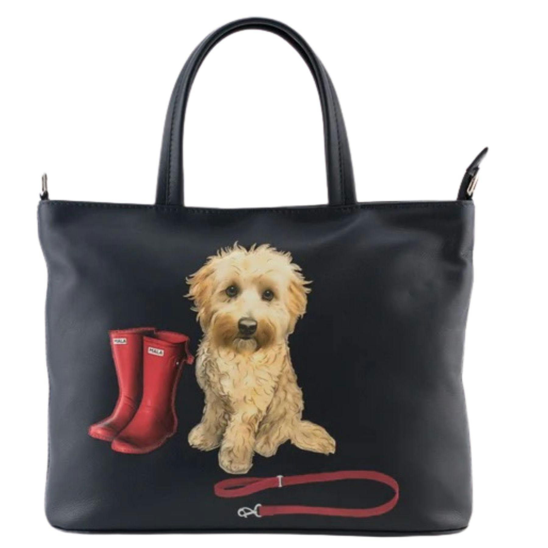 Mala Leather Red Cocos Walk Multiway Grab Bag - One Size - Navy - Leather