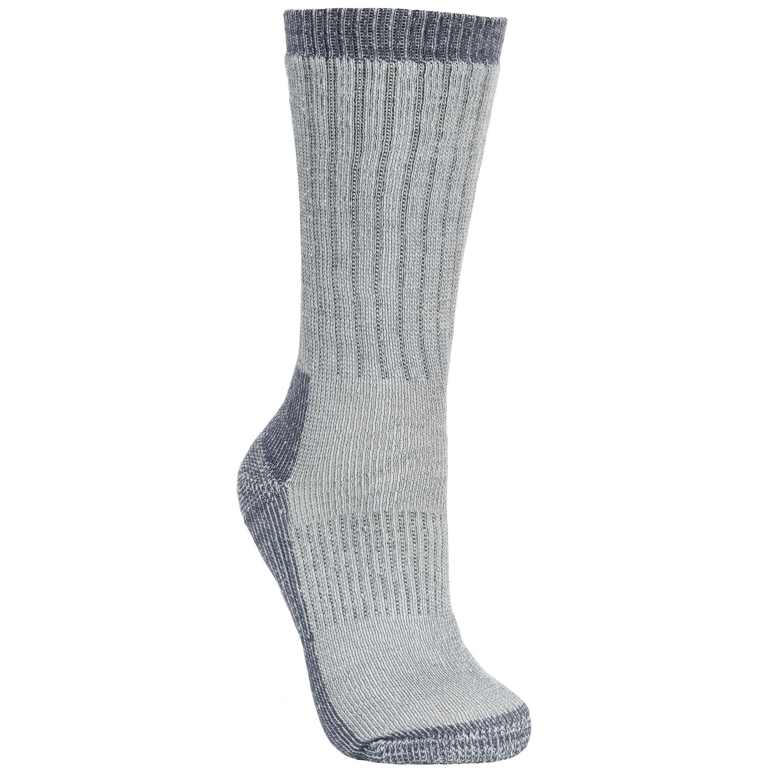 Trespass Men's Grey Strolling Dlx Walking Socks In | Size: 4-7 - Image 2