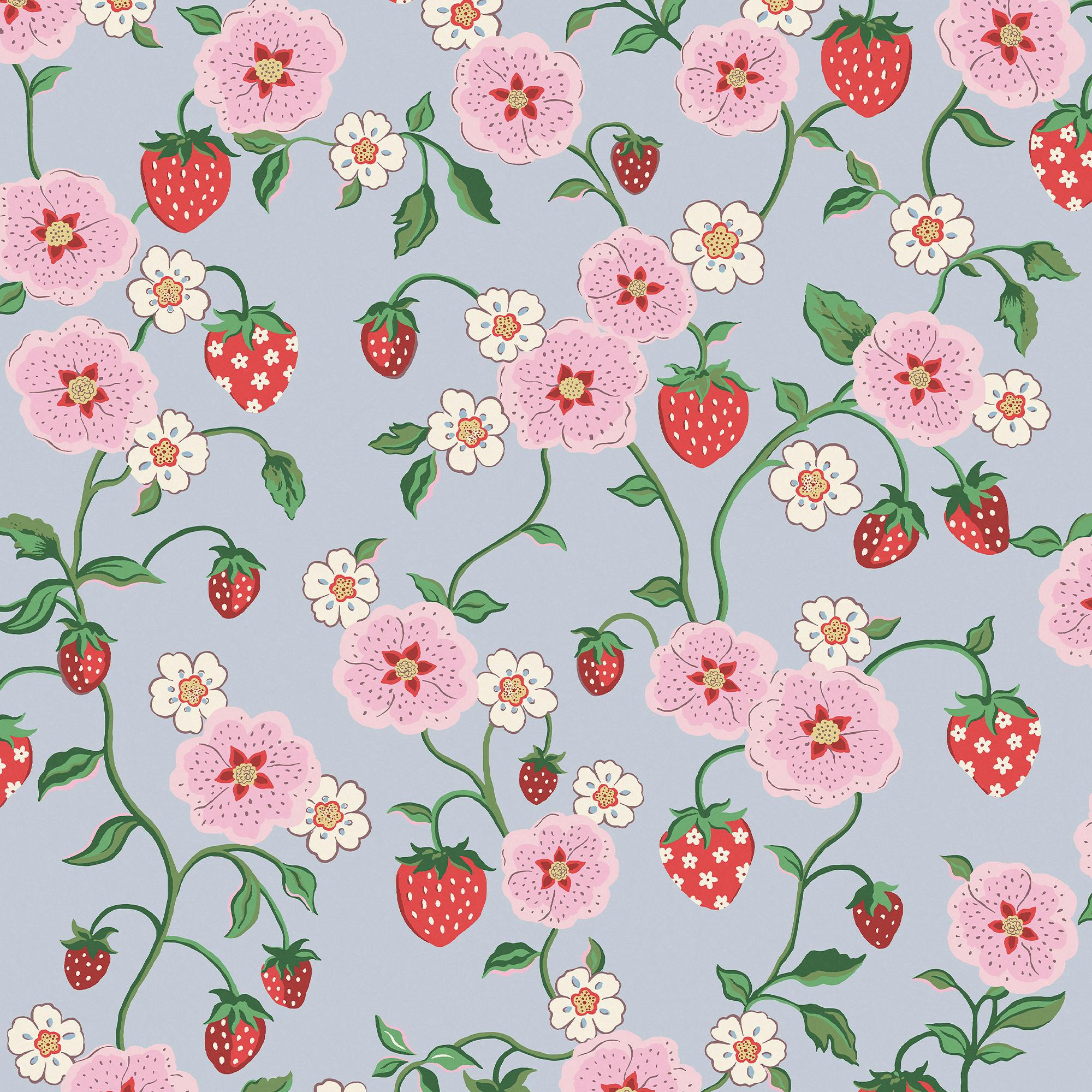 Rackhams Red/Pink/White Strawberry Summer | Multicolou