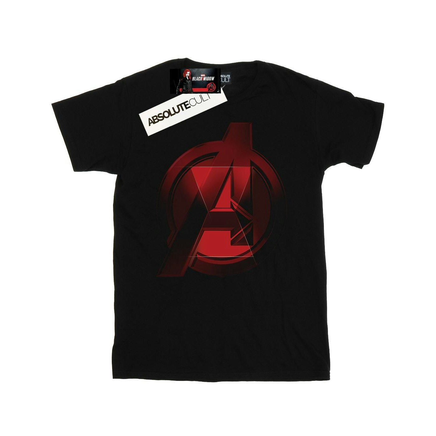 Marvel Men's Black Widow Movie Avengers Logo T-Shirt - 4XL