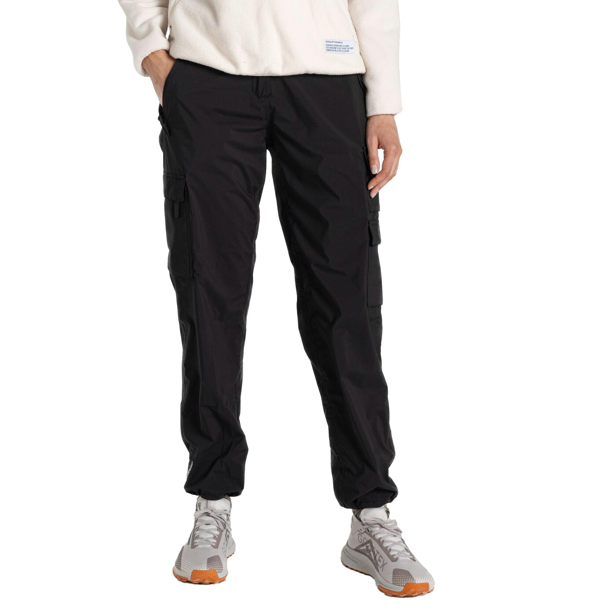 Craghoppers Women's Black Natales Cargo Waterproof Trousers - 8 Uk - 100% Mixed