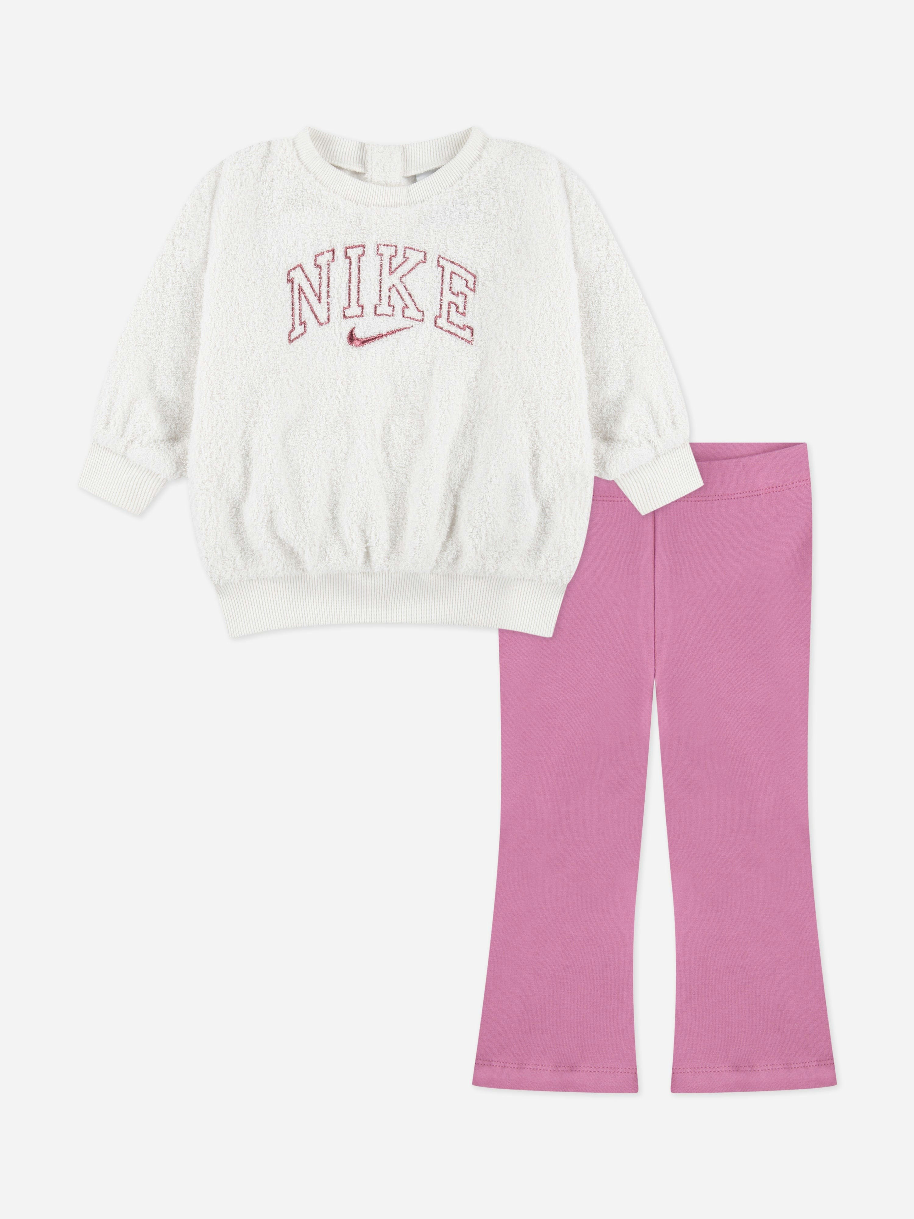 Nike Girls Swoosh Spirit Legging Set In Multicolour - Multicoloured - 6 - 7 Yrs