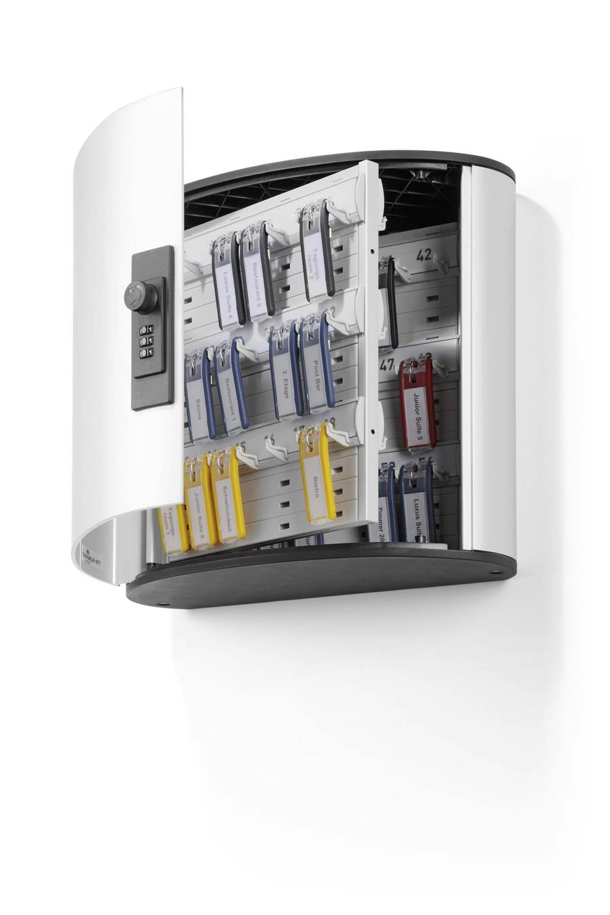 Rackhams Key Safe 54 Combination Lock Box | Holds 54 Keys | Includes 6 Key Clips
