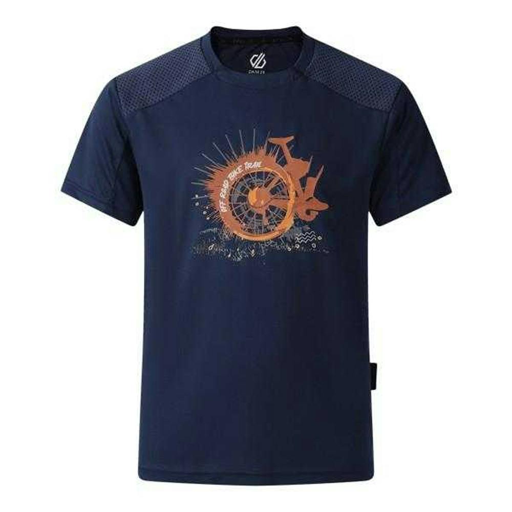 Dare 2B Childrens/Kids Trackstand Ii Cycle T-Shirt - Navy - Navy - 14 Years