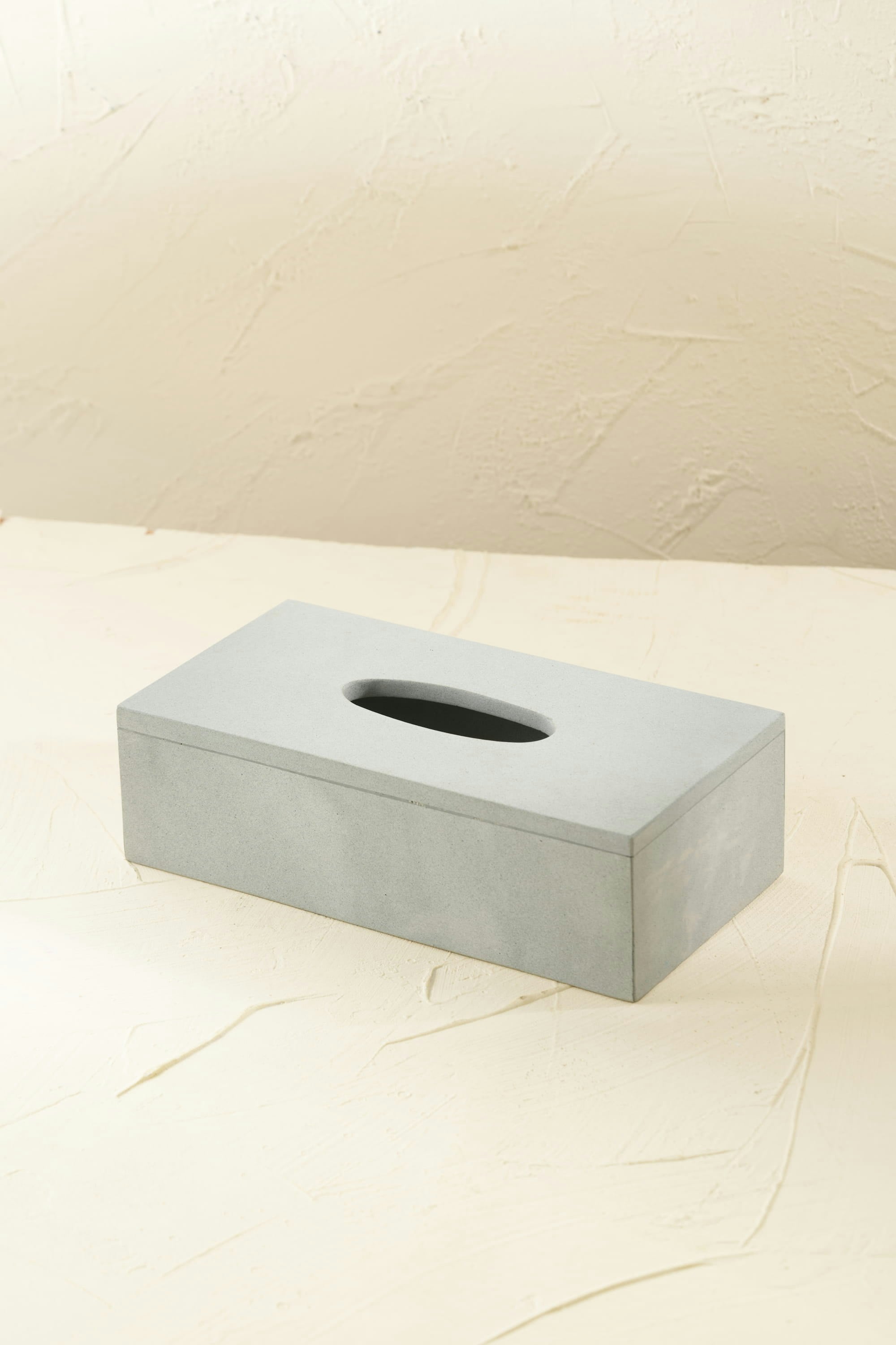 Coastal Villa Homeware Beige/Black Tissue Box Marble - Four Stunning Colours - Zeolite