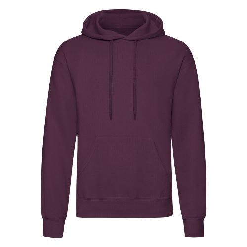 Coolandnew Urban Road Plain Hoodie - Maroon - S