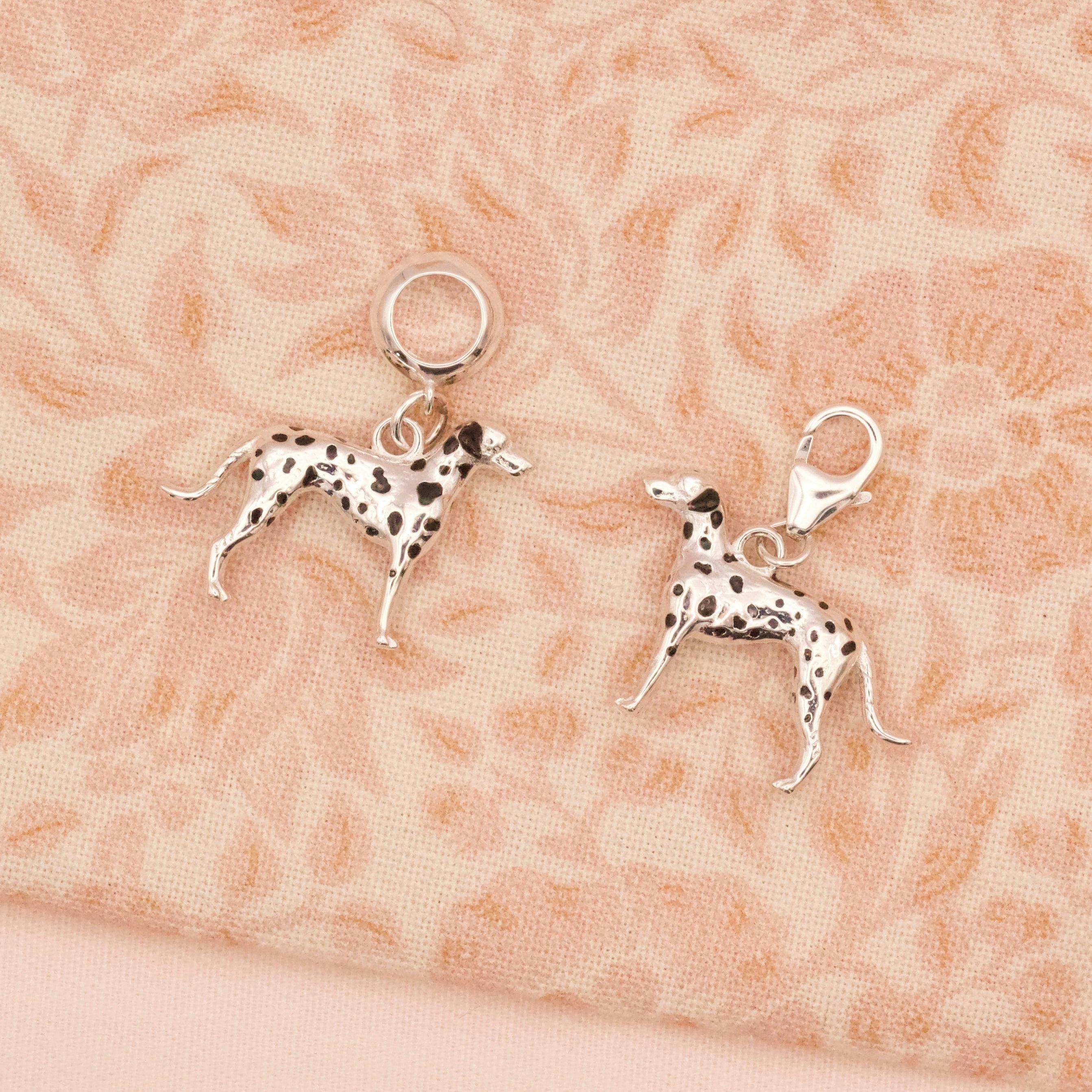 Mylee London Silver Dalmatian Charm - Slider Charm - Yes