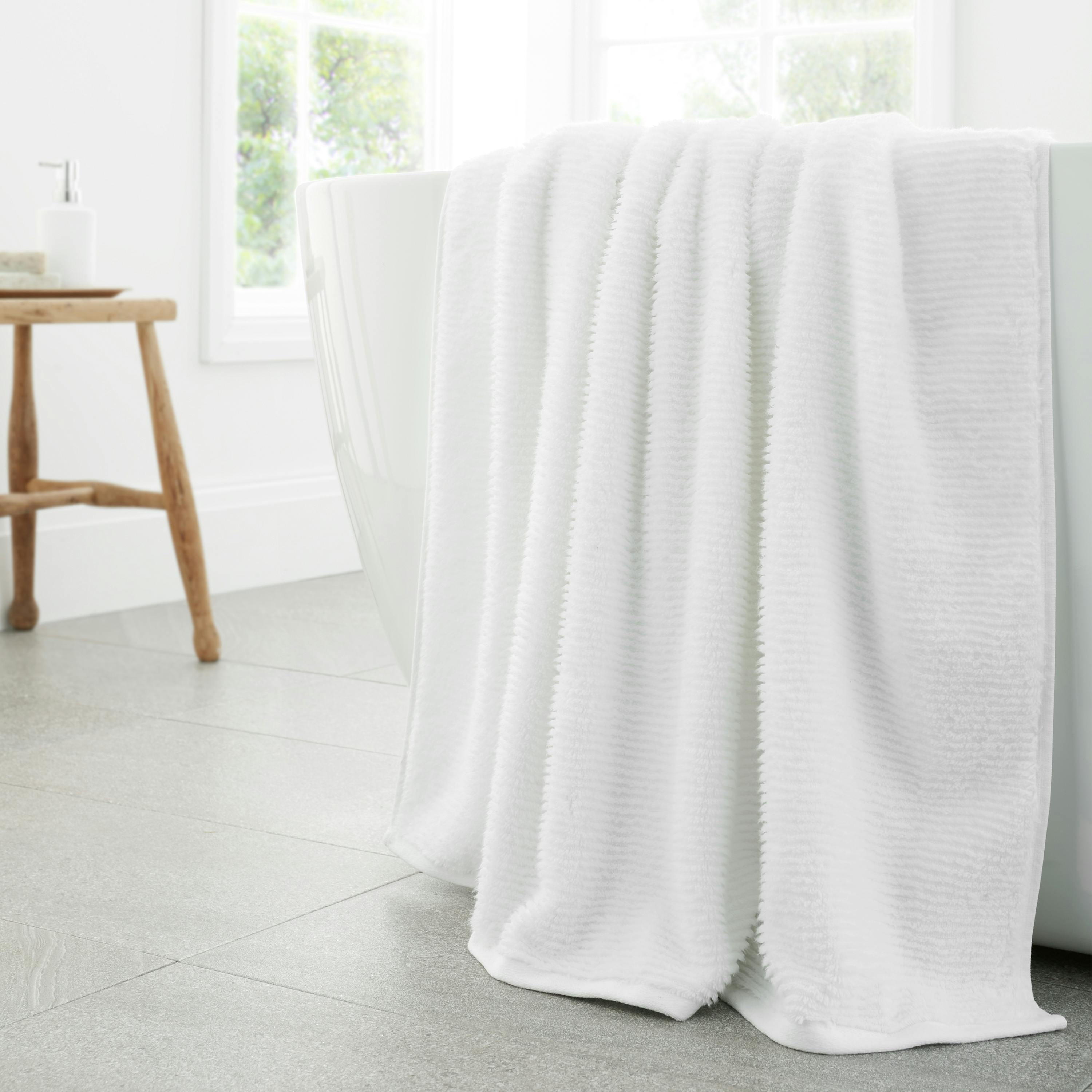 Bianca White Soft Zero Twist Spa Cotton Towel - Bath Towel