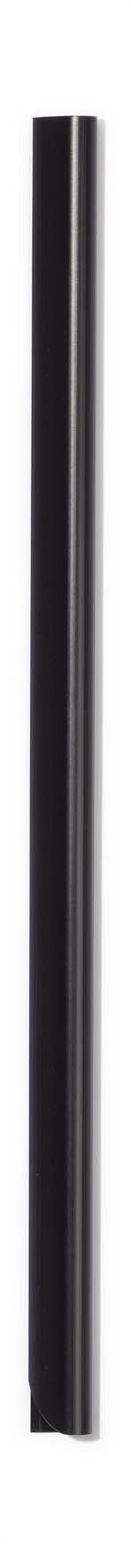 Rackhams Black Spine Bar 30 Sheet Binding Bar For Unpunched Docs | 100 Pack | A4