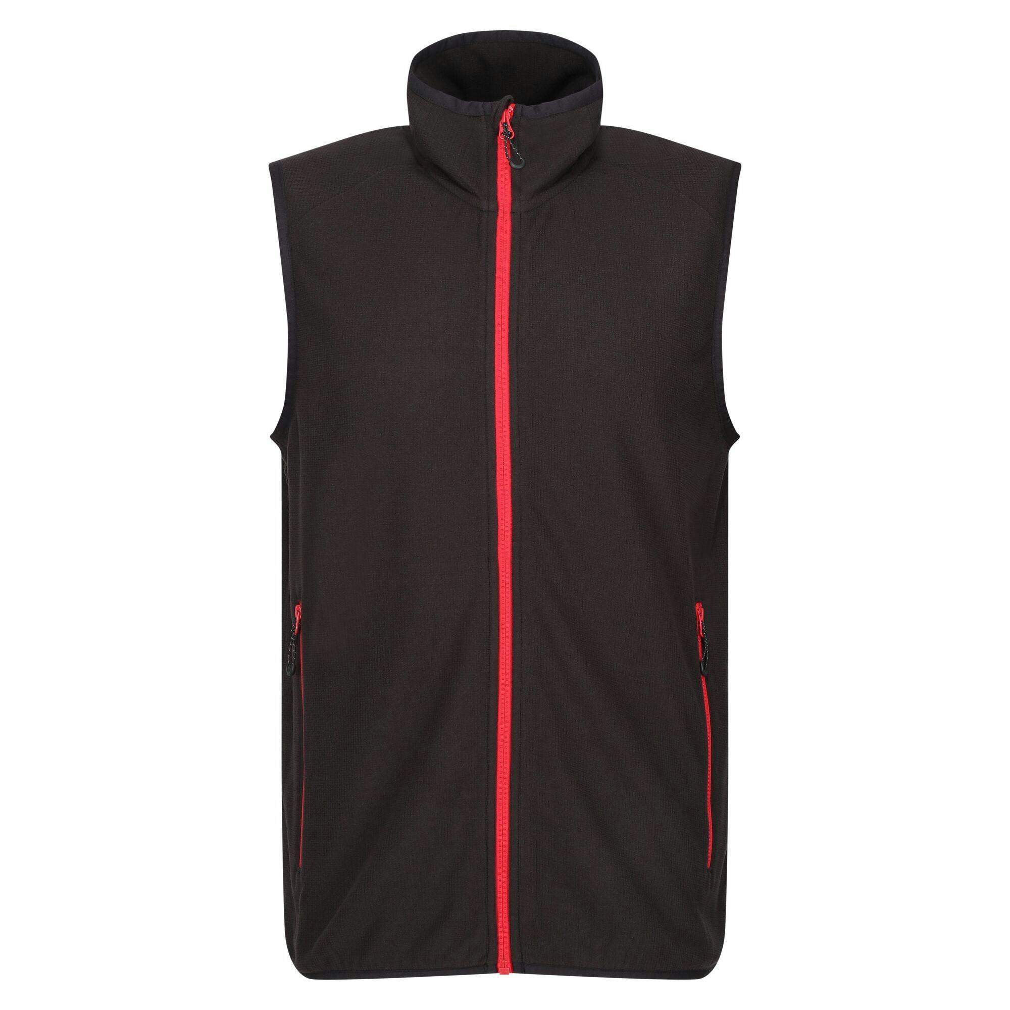 Regatta Men's Black/Red Professional Fleece Gilet - /Classic - 3XL - /Classic - 100% Polyester