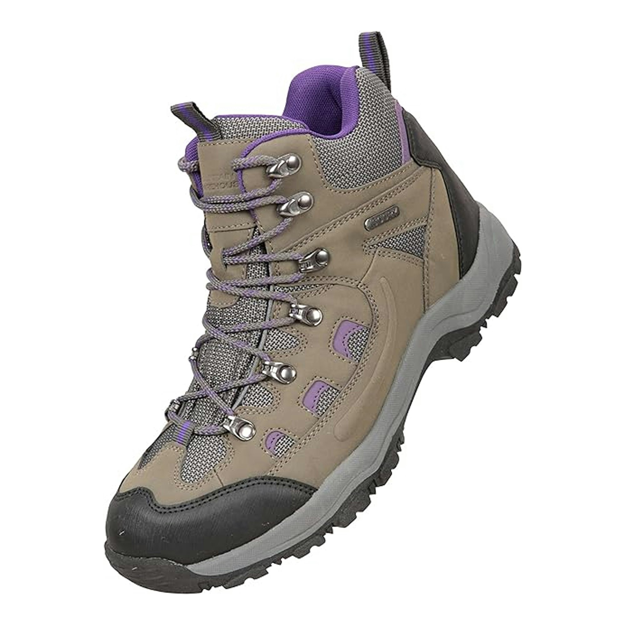 Mountain Warehouse Women's Adventurer Waterproof Walking Boots - Dark Grey - 7.5 UK - Dark Grey