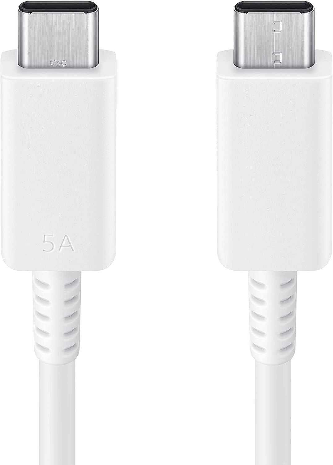 Samsung White 1.8M 100W Usb C To C Charging Cable - Ep-Dx510jwegeu