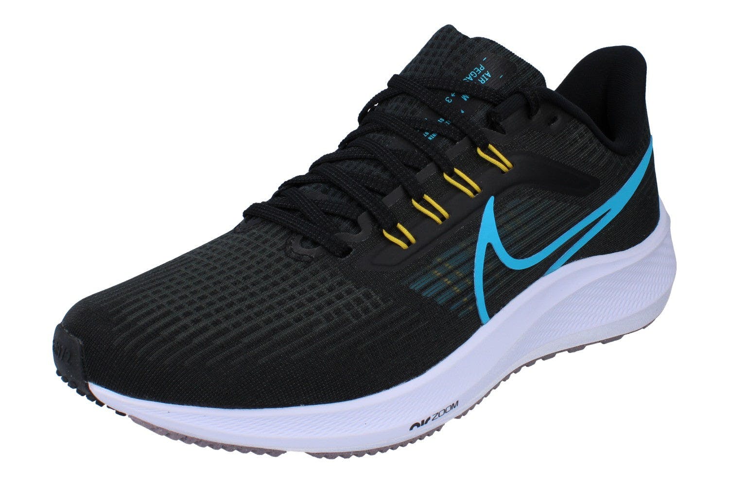 Nike Men's Black/Blue/Anthracite Air Zoom Pegasus 39 Running Trainers Dh4071 Sneakers Shoes 002 - Uk 8.5 | Us 9.5 | Eu 43