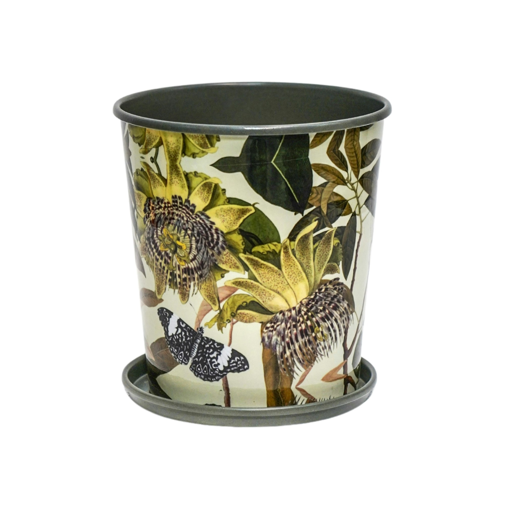 Royal Botanic Gardens Kew Botanical Retreat Planter With Saucer - 14Cm