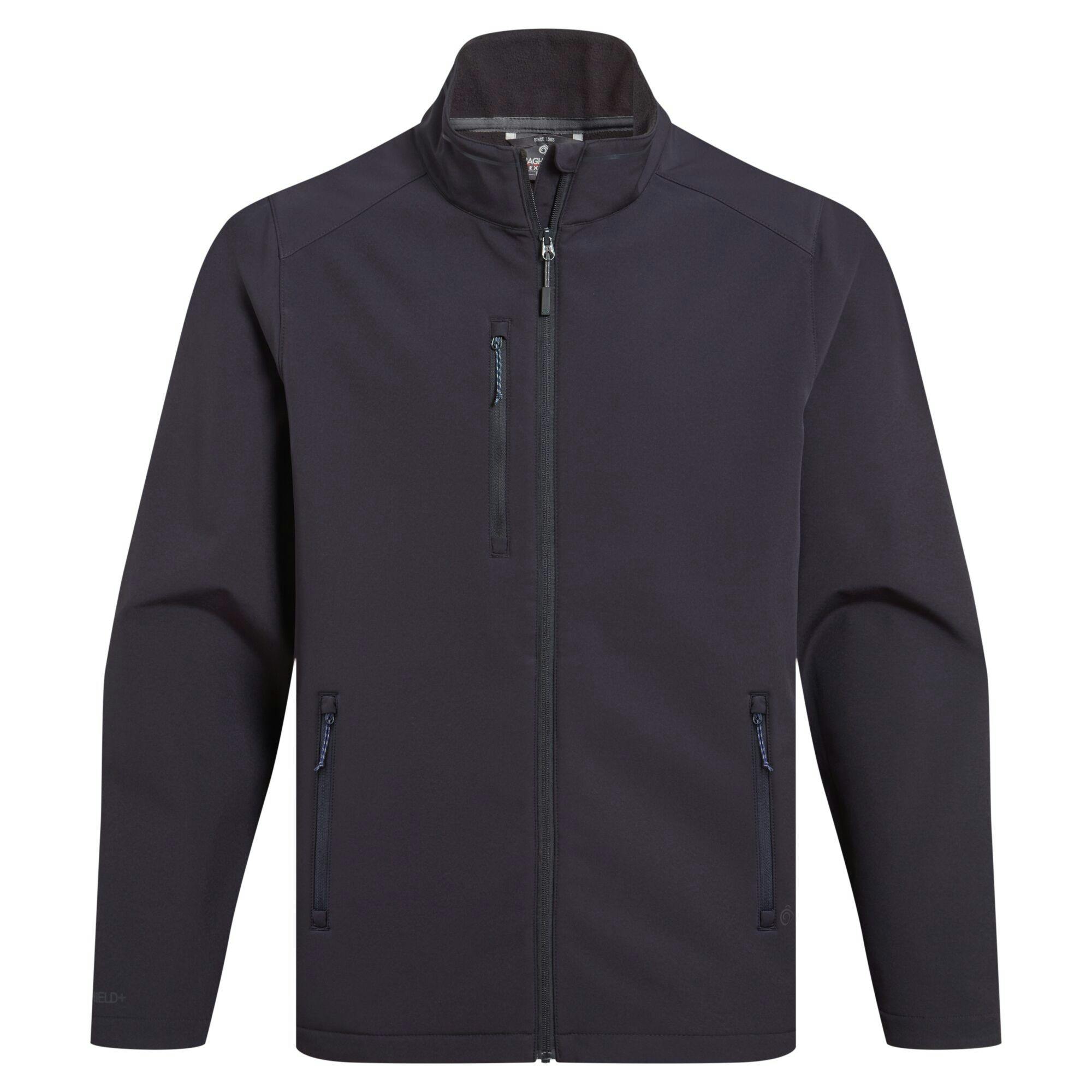 Craghoppers Men's Dark Expert Soft Shell Jacket - Navy - 3XL - Navy - 97% Recycled Polyester/3% Elastane