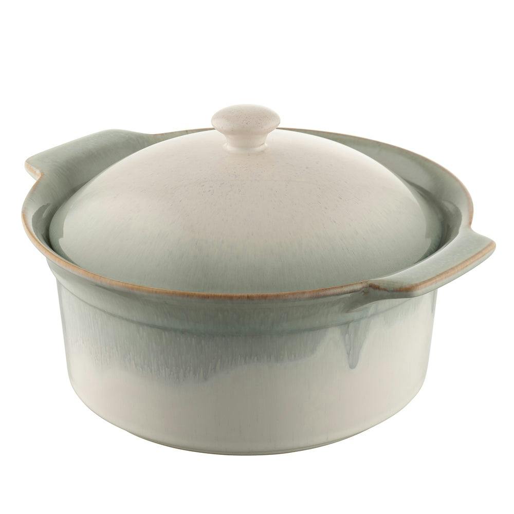 Belleek Living Blue/Grey Tivoli Covered Round Casserole