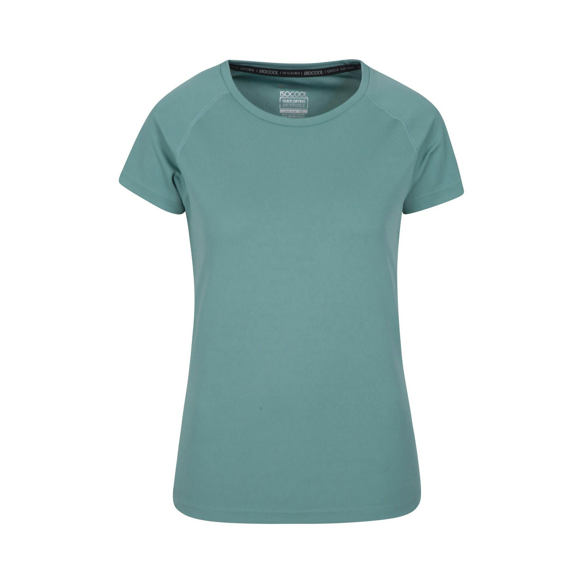 Mountain Warehouse Women's Green / Endurance T-Shirt - 18 Uk - 100% Polyester