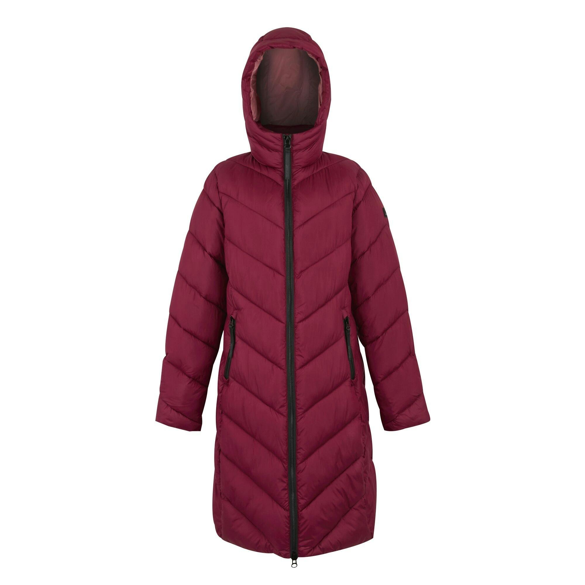 Regatta Women's Dark Anita Padded Jacket - Pimento - 14 Uk - Pimento - 100% Mixed