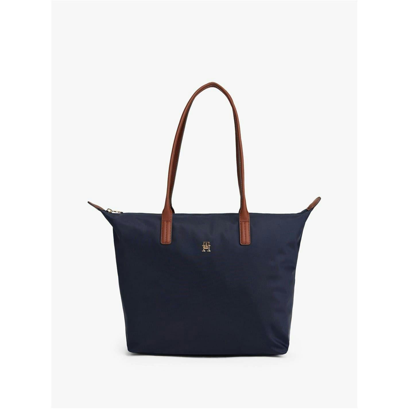 Tommy Hilfiger Blue Popette Monogram Nylon Tote Bag - Space - One Size - Space